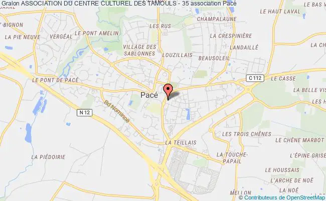 plan association Association Du Centre Culturel Des Tamouls - 35 Pacé