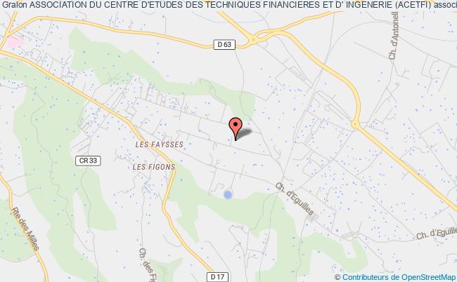 ASSOCIATION DU CENTRE D'ETUDES DES TECHNIQUES FINANCIERES ET D' INGENERIE (ACETFI)