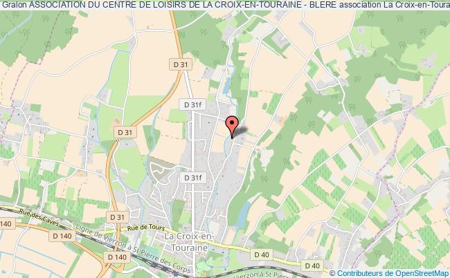 plan association Association Du Centre De Loisirs De La Croix-en-touraine - Blere La Croix-en-Touraine