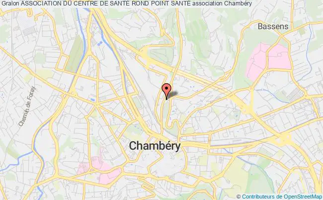 plan association Association Du Centre De SantÉ Rond Point SantÉ Chambéry