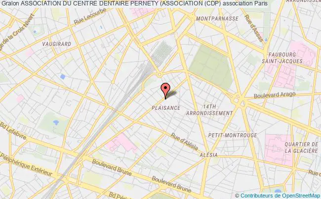 plan association Association Du Centre Dentaire Pernety (association (cdp) Paris