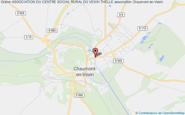 plan association Association Du Centre Social Rural Du Vexin Thelle Chaumont-en-Vexin