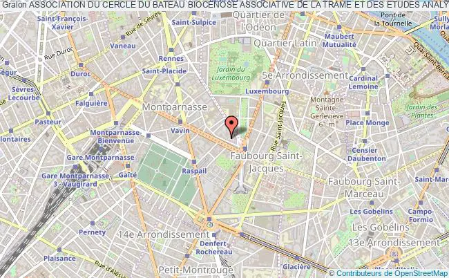 plan association Association Du Cercle Du Bateau Biocenose Associative De La Trame Et Des Etudes Analytiques D'urgence Paris
