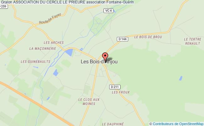plan association Association Du Cercle Le Prieure Les Bois d'Anjou