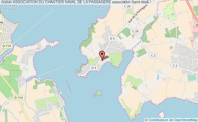 plan association Association Du Chantier Naval De La Passagere Saint-Malo