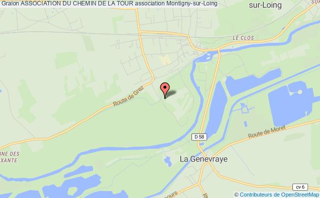 plan association Association Du Chemin De La Tour Montigny-sur-Loing