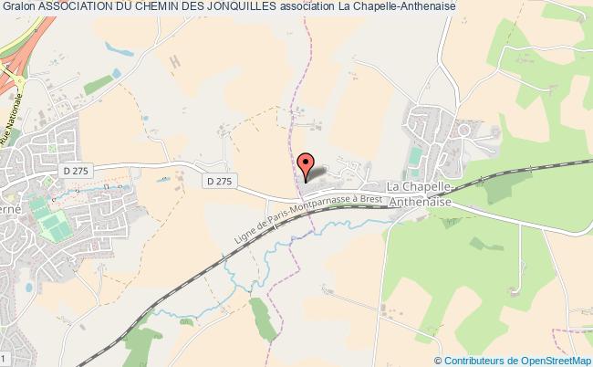 plan association Association Du Chemin Des Jonquilles La    Chapelle-Anthenaise