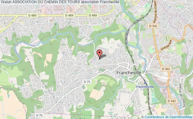 plan association Association Du Chemin Des Tours Francheville