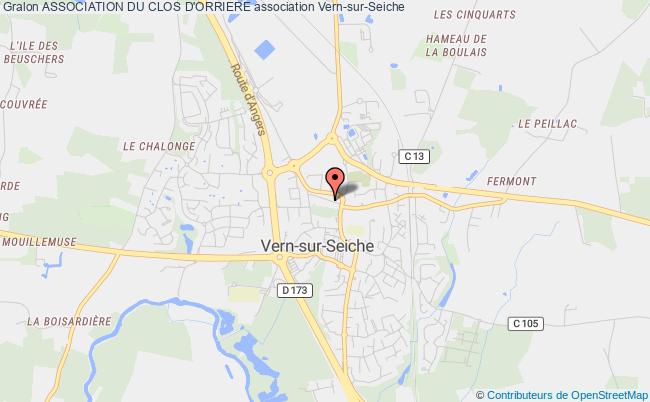 plan association Association Du Clos D'orriere Vern-sur-Seiche
