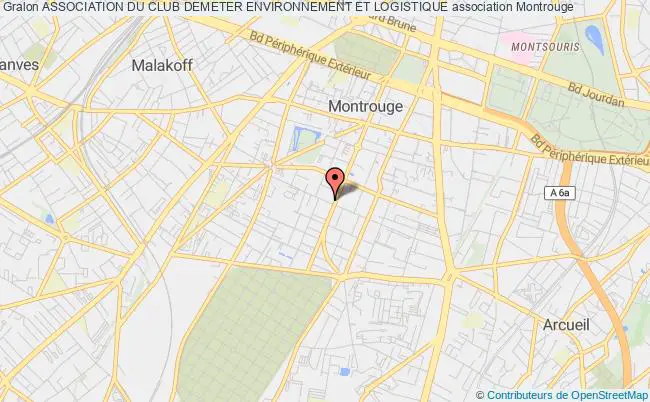 plan association Association Du Club Demeter Environnement Et Logistique Montrouge