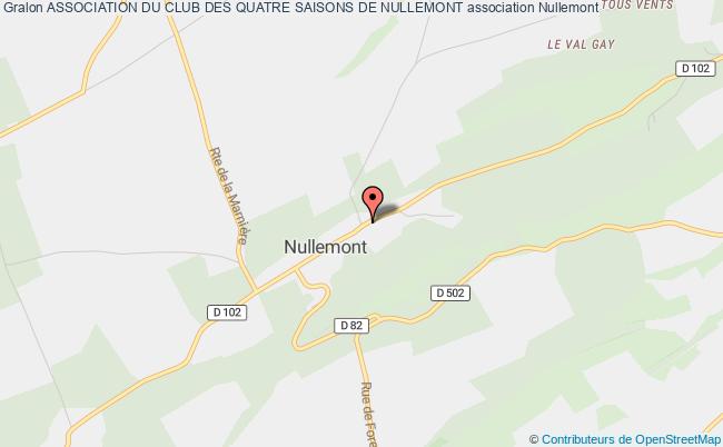 plan association Association Du Club Des Quatre Saisons De Nullemont Nullemont