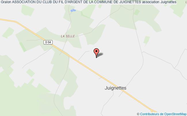 plan association Association Du Club Du Fil D'argent De La Commune De Juignettes Juignettes