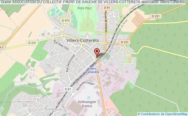 ASSOCIATION DU COLLECTIF FRONT DE GAUCHE DE VILLERS-COTTERETS