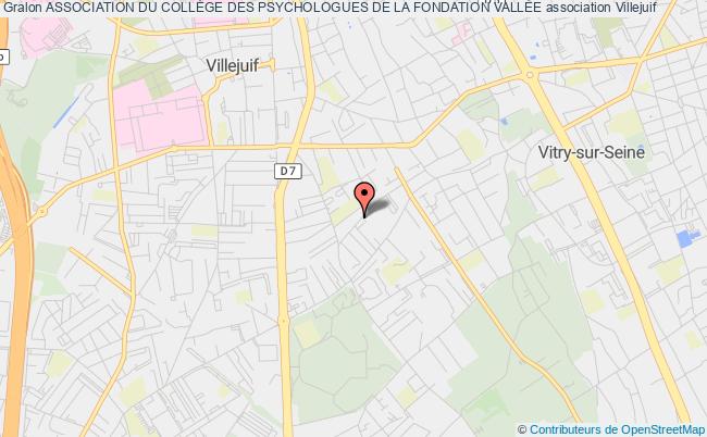 plan association Association Du CollÈge Des Psychologues De La Fondation VallÉe Villejuif