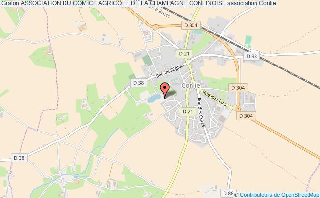 plan association Association Du Comice Agricole De La Champagne Conlinoise Conlie