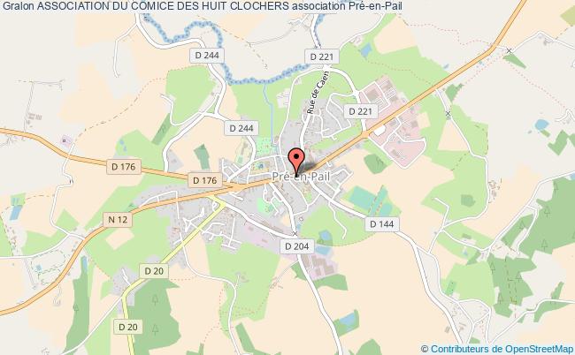 plan association Association Du Comice Des Huit Clochers Pré-en-Pail