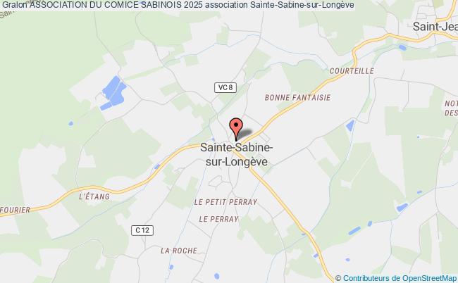 plan association Association Du Comice Sabinois 2025 Sainte-Sabine-sur-Longève