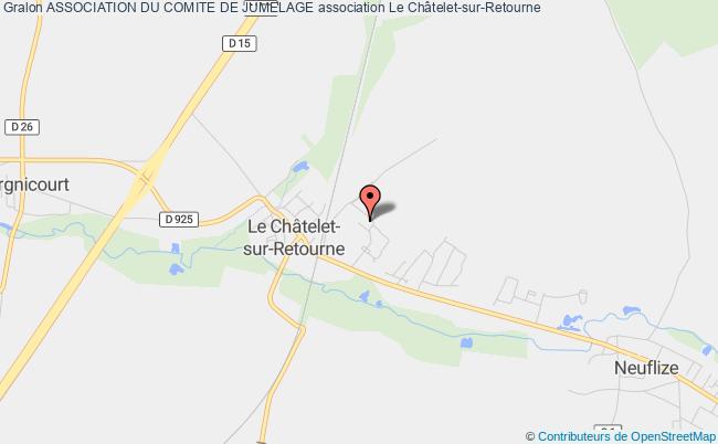 plan association Association Du Comite De Jumelage Le Châtelet-sur-Retourne