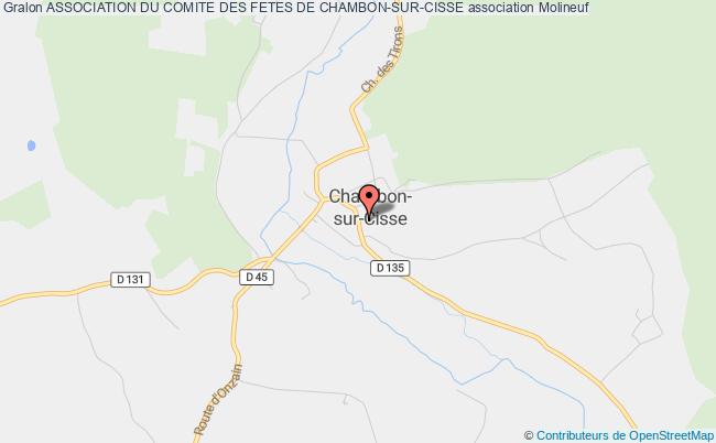 plan association Association Du Comite Des Fetes De Chambon-sur-cisse Valencisse