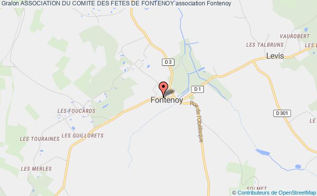 plan association Association Du Comite Des Fetes De Fontenoy Fontenoy