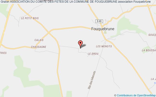 plan association Association Du Comite Des Fetes De La Commune De Fouquebrune Fouquebrune