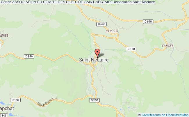 plan association Association Du Comite Des Fetes De Saint-nectaire Saint-Nectaire