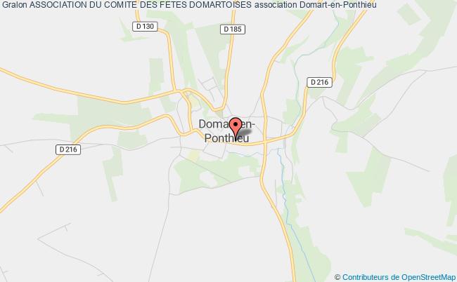 plan association Association Du Comite Des Fetes Domartoises Domart-en-Ponthieu
