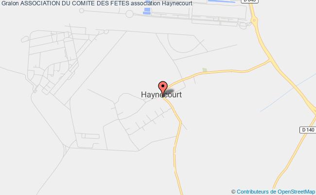 plan association Association Du Comite Des Fetes Haynecourt