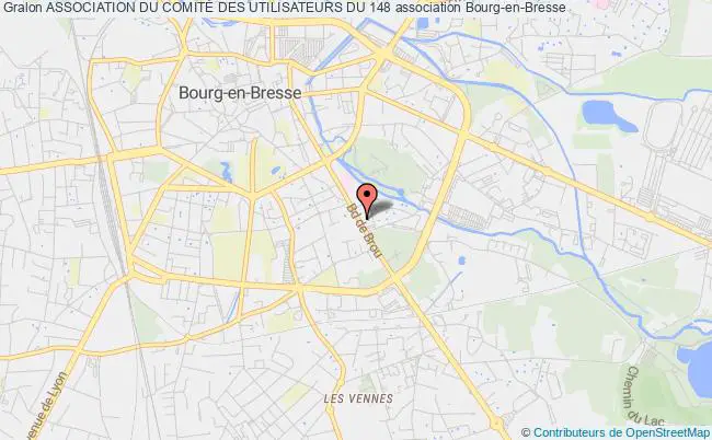 plan association Association Du ComitÉ Des Utilisateurs Du 148 Bourg-en-Bresse
