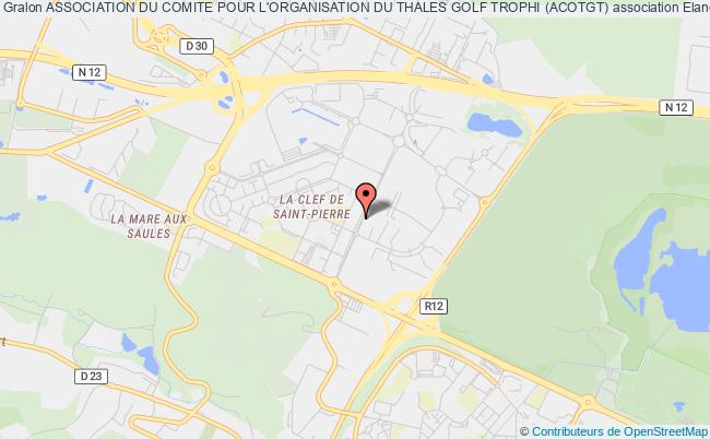 plan association Association Du Comite Pour L'organisation Du Thales Golf Trophi (acotgt) Élancourt