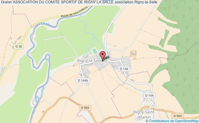 plan association Association Du Comite Sportif De Rigny La Salle Rigny-la-Salle