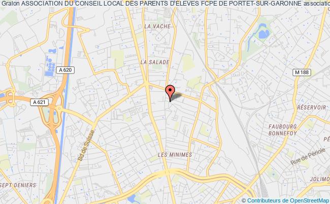plan association Association Du Conseil Local Des Parents D'eleves Fcpe De Portet-sur-garonne Toulouse
