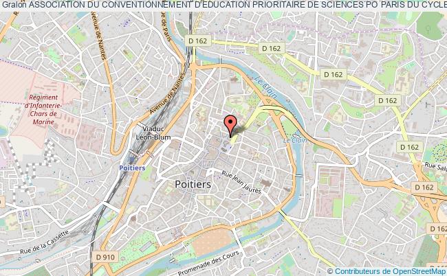 plan association Association Du Conventionnement D'education Prioritaire De Sciences Po Paris Du Cycle Amerique Latine, Espagne Et Portugal Poitiers