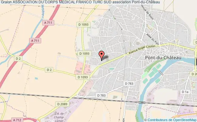 plan association Association Du Corps Medical Franco Turc Sud Pont-du-Château