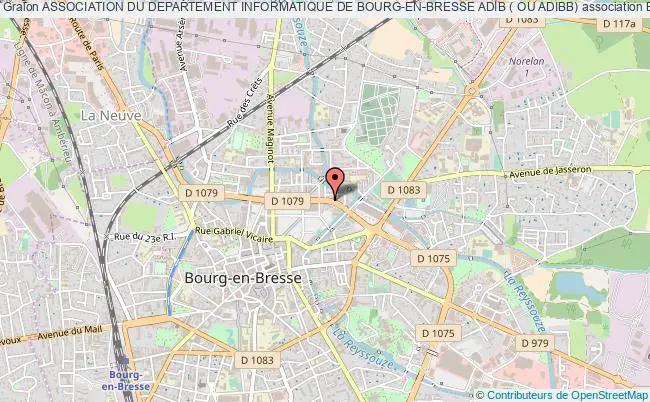plan association Association Du Departement Informatique De Bourg-en-bresse Adib ( Ou Adibb) Bourg-en-Bresse