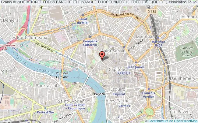 plan association Association Du Dess Banque Et Finance Europeennes De Toulouse (de.fi.t) Toulouse