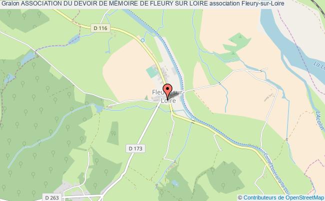 plan association Association Du Devoir De MÉmoire De Fleury Sur Loire Fleury-sur-Loire