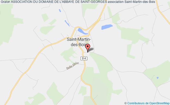 plan association Association Du Domaine De L'abbaye De Saint-georges Saint-Martin-des-Bois