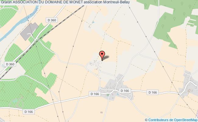 plan association Association Du Domaine De Monet Montreuil-Bellay