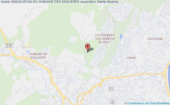 plan association Association Du Domaine Des Saquedes Sainte-Maxime