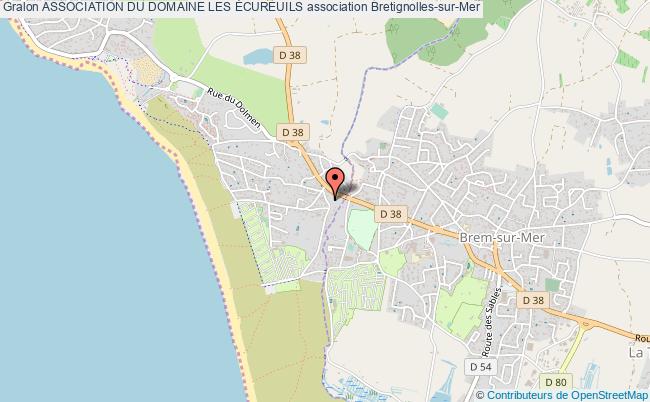 plan association Association Du Domaine Les Écureuils Bretignolles-sur-Mer