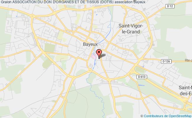 plan association Association Du Don D'organes Et De Tissus (dotis) Bayeux