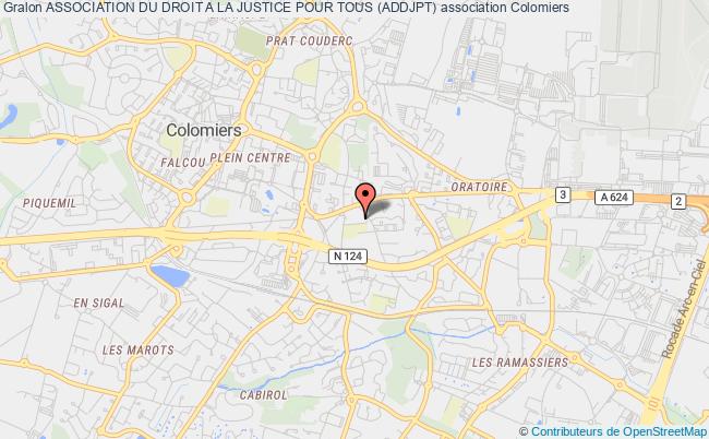 plan association Association Du Droit A La Justice Pour Tous (addjpt) Colomiers