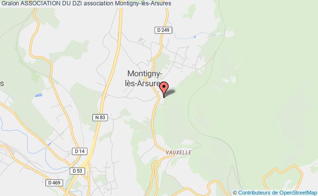 plan association Association Du Dzi Montigny-lès-Arsures