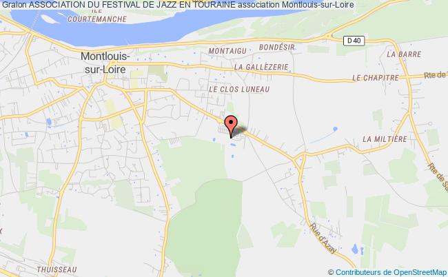 plan association Association Du Festival De Jazz En Touraine Montlouis-sur-Loire
