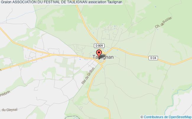 plan association Association Du Festival De Taulignan Taulignan