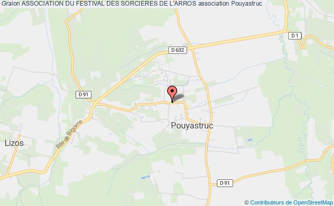 plan association Association Du Festival Des Sorcieres De L'arros Pouyastruc