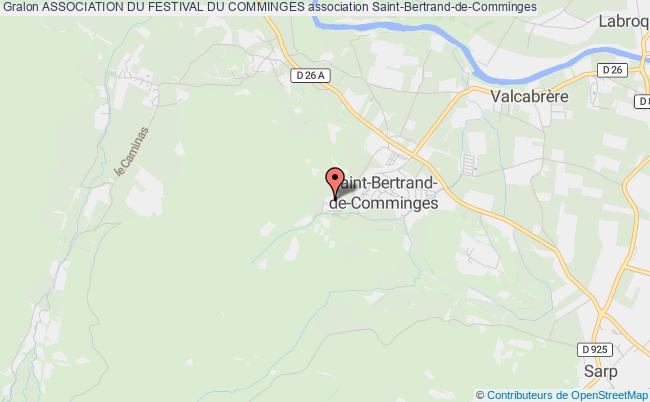 plan association Association Du Festival Du Comminges Saint-Bertrand-de-Comminges
