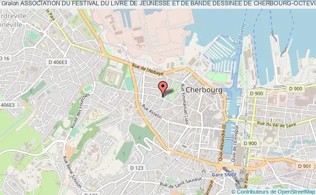 plan association Association Du Festival Du Livre De Jeunesse Et De Bande Dessinee De Cherbourg-octeville Cherbourg-Octeville