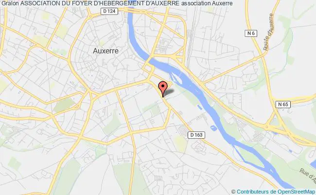 plan association Association Du Foyer D'hebergement D'auxerre Auxerre